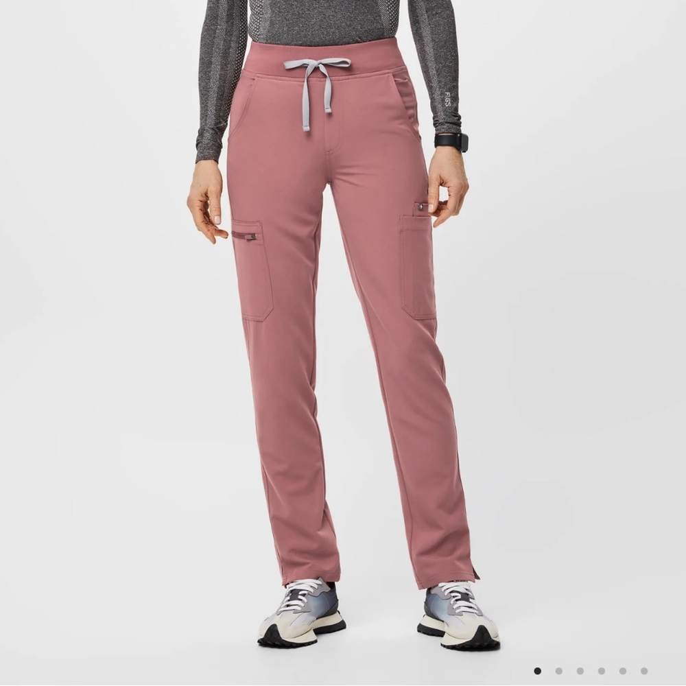 FIGS Mauve High Waisted Yola Pants